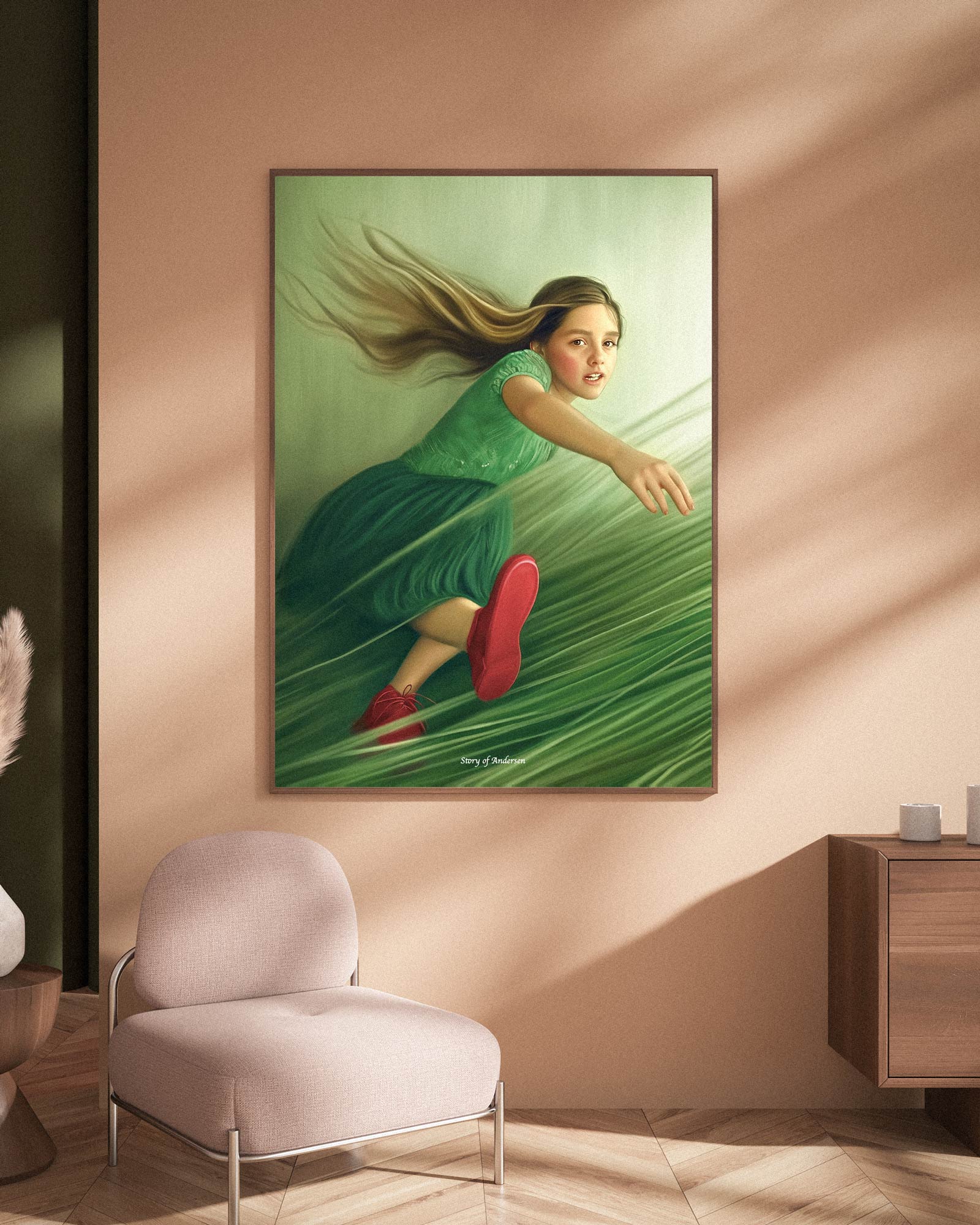 Plakat – H.C. Andersen Eventyr – De Røde Sko