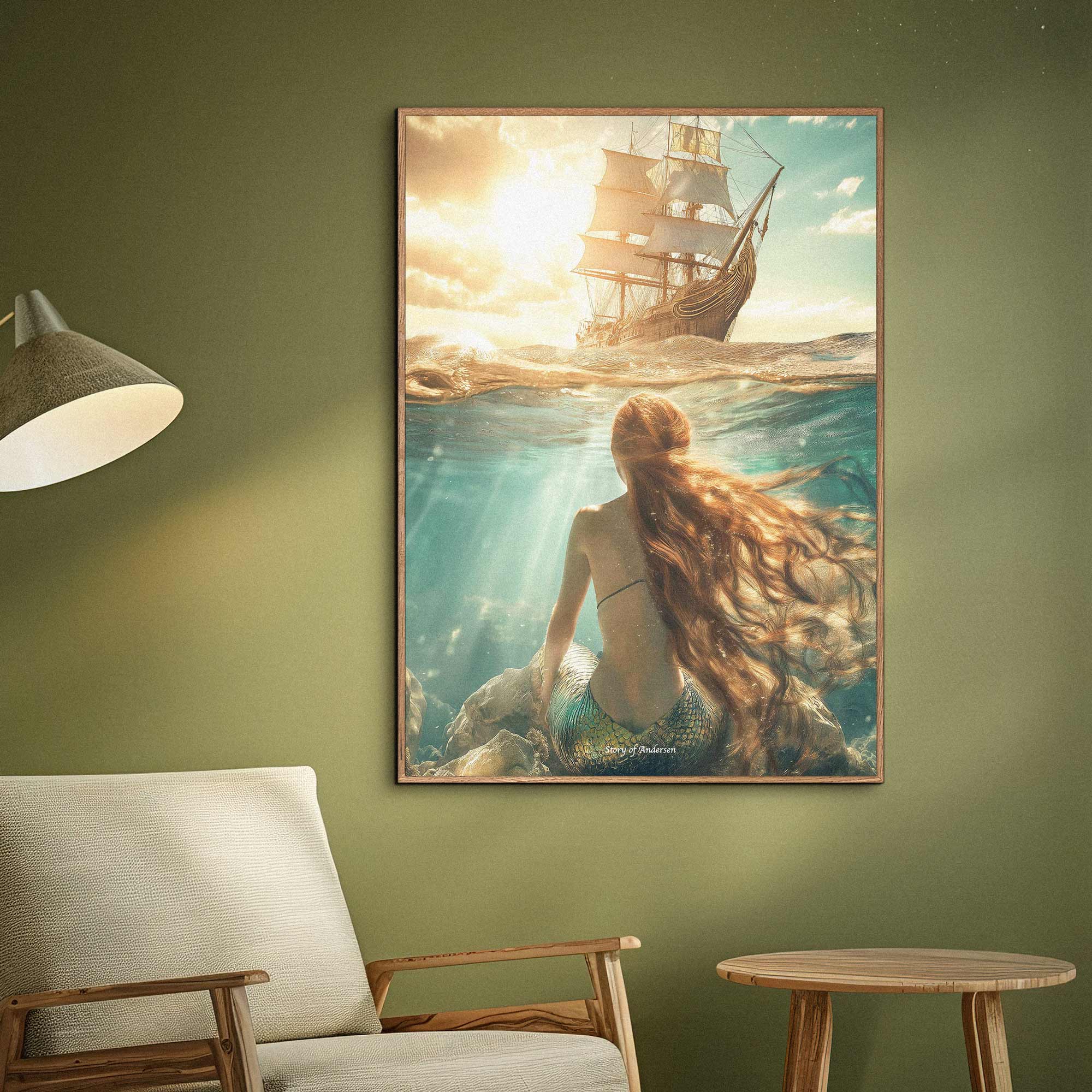 Plakat – H.C. Andersen Eventyr – Den Lille Havfrue