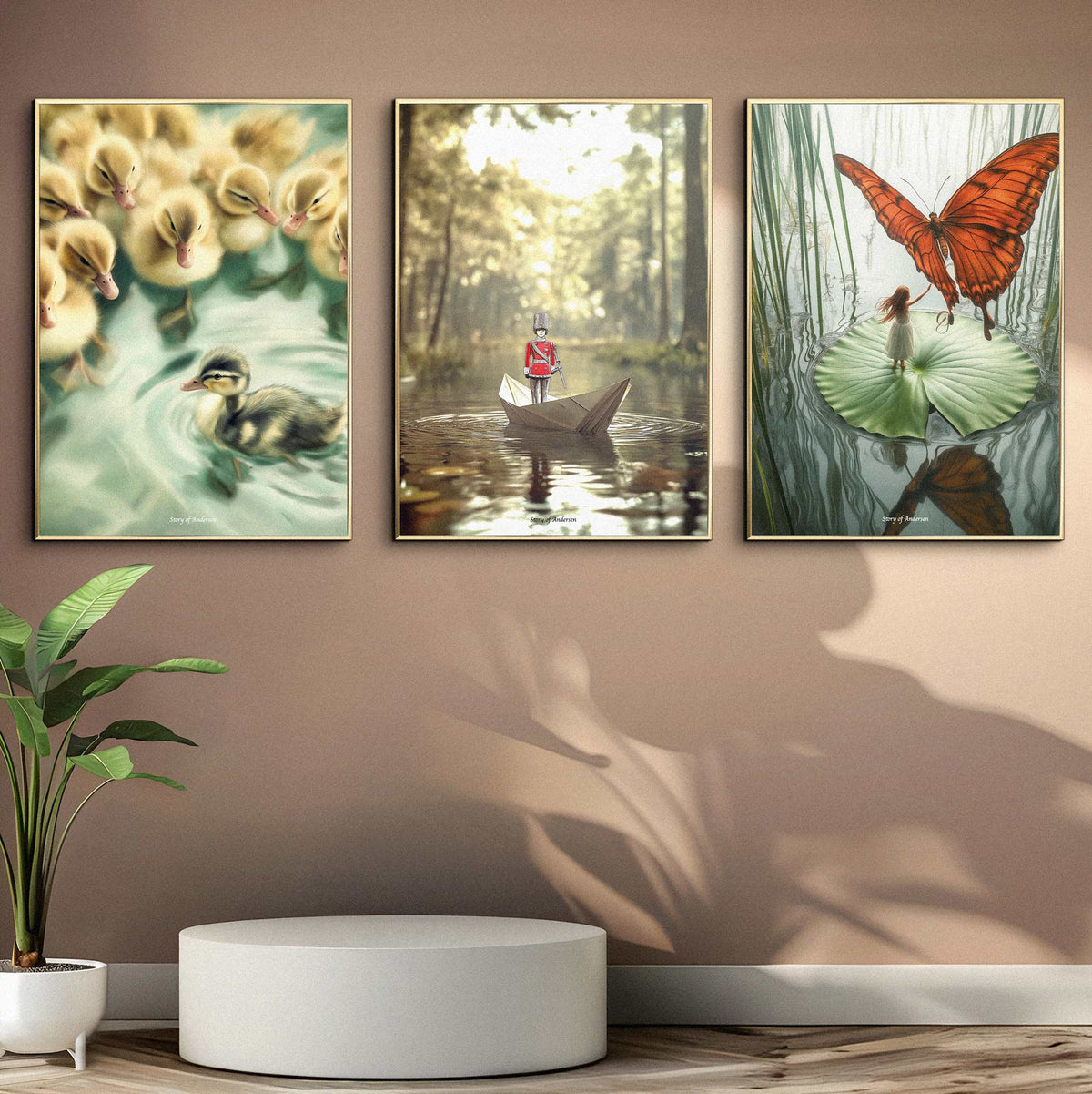Billedvæg – Eventyr – 3 stk. plakater – 50x70 cm