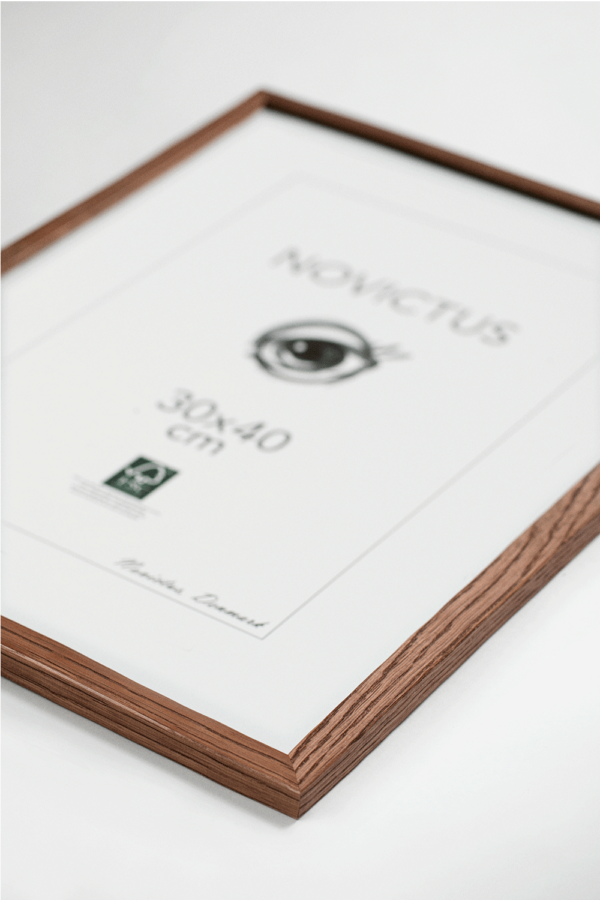 Plakatramme – Brun Eg