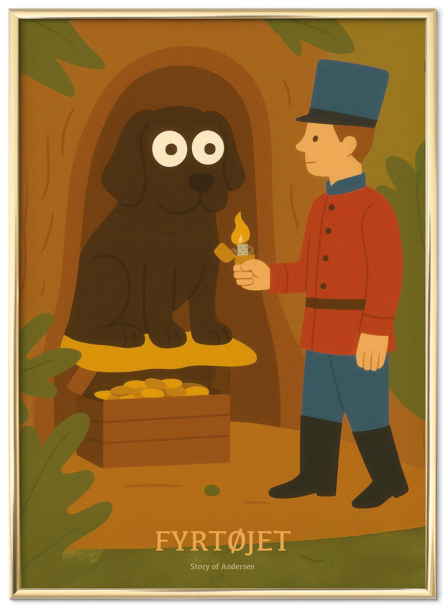 Plakat – H.C. Andersen Kunsttryk – Fyrtøjet