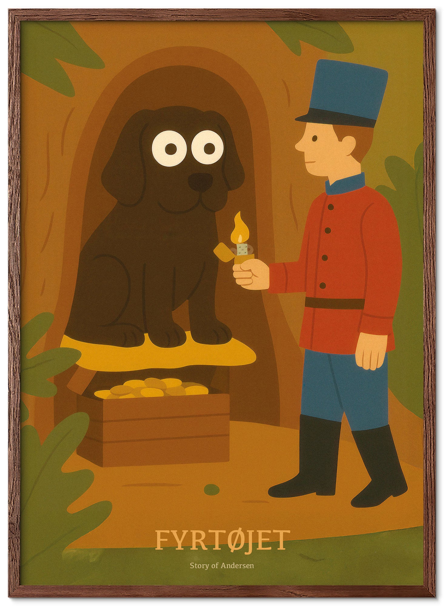 Plakat – H.C. Andersen Kunsttryk – Fyrtøjet