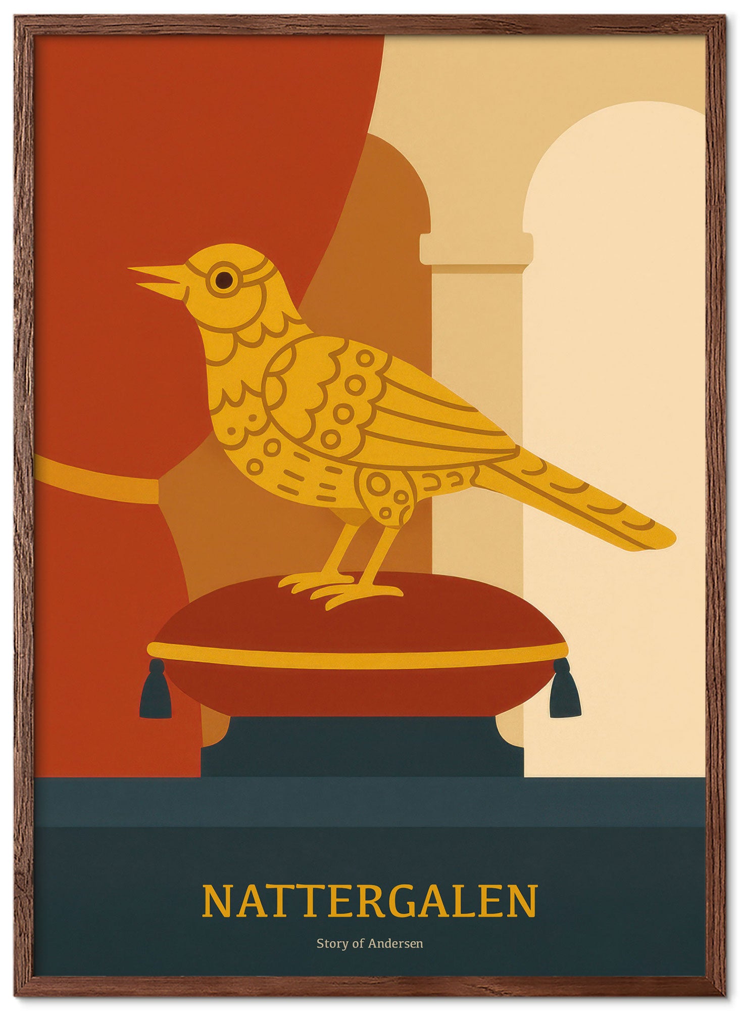 Plakat – H.C. Andersen Kunsttryk – Nattergalen