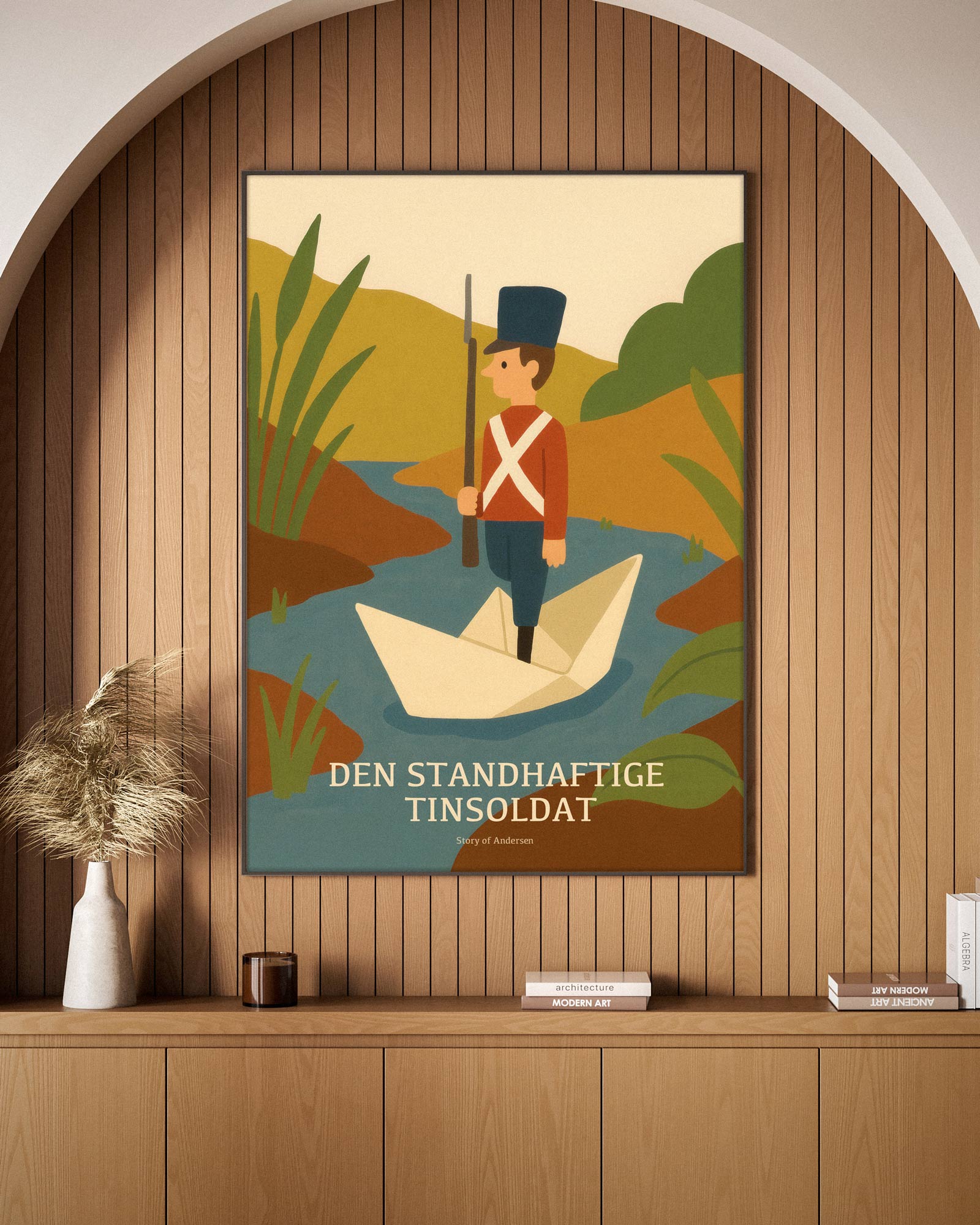 Plakat – H.C. Andersen Kunsttryk – Den Standhaftige Tinsoldat