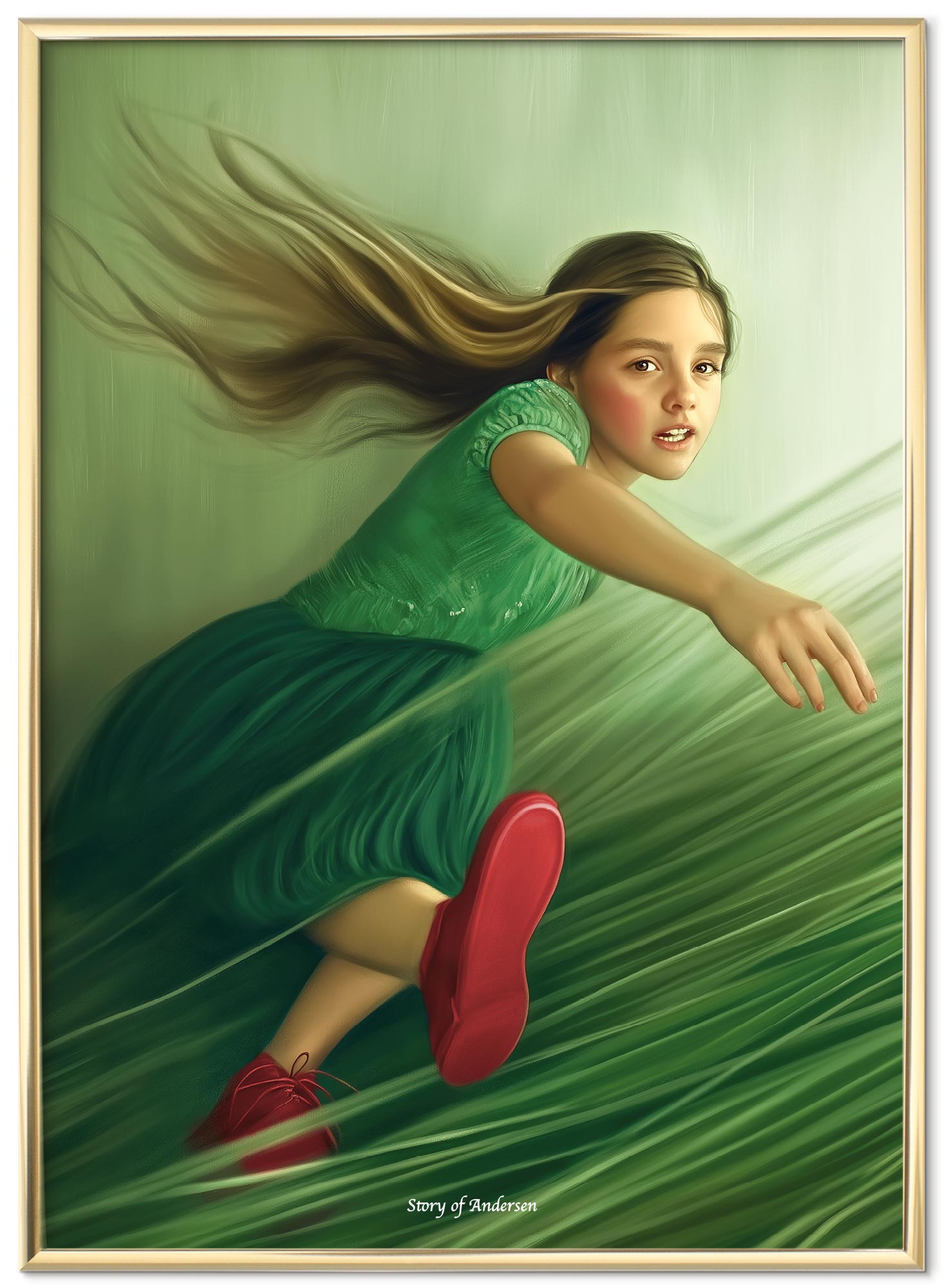 Plakat – H.C. Andersen Eventyr – De Røde Sko