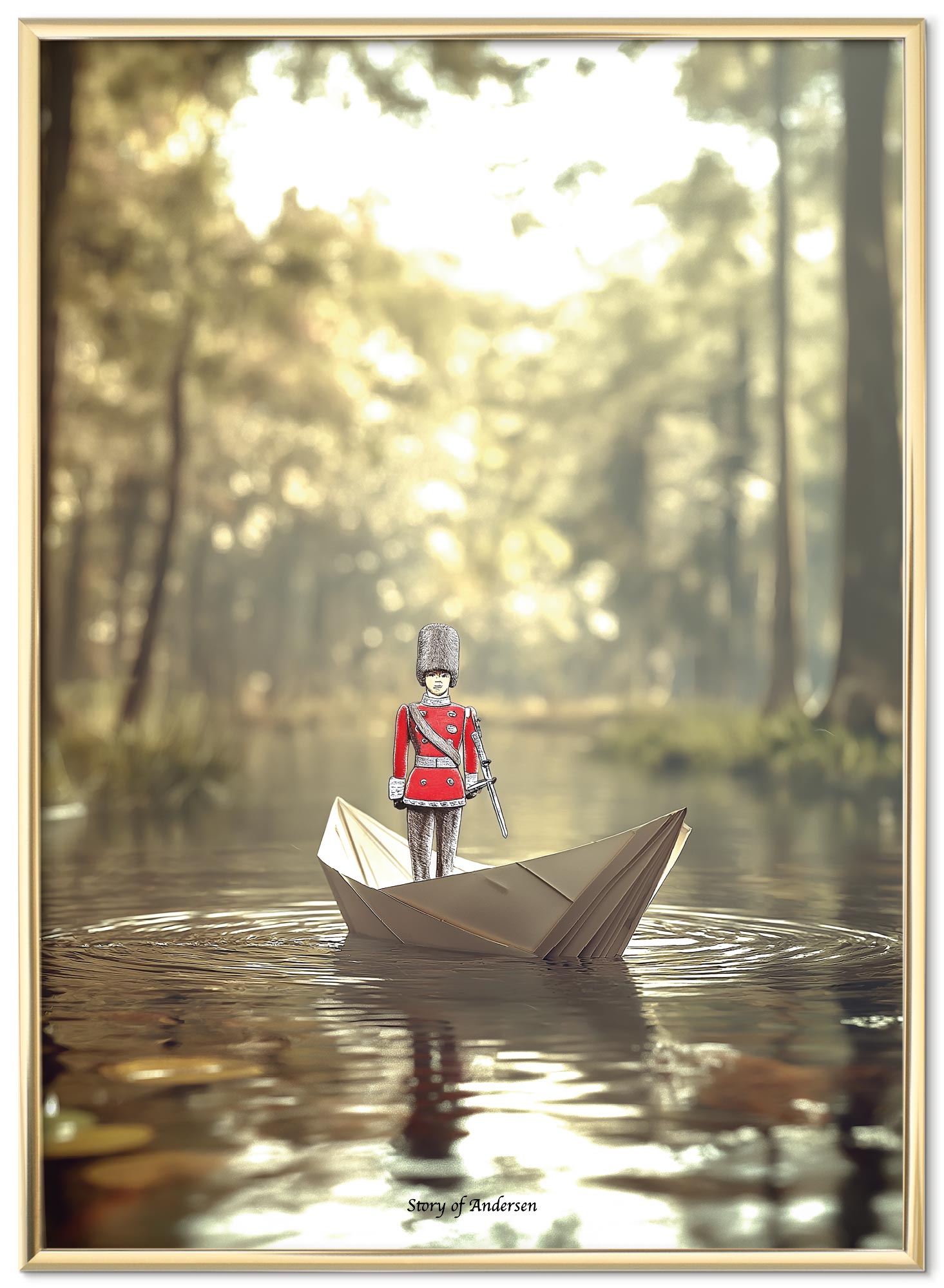 Plakat – H.C. Andersen Eventyr – Den Standhaftige Tinsoldat