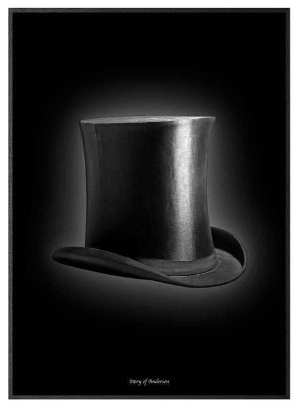 H.C. Andersens Hat – Sort baggrund