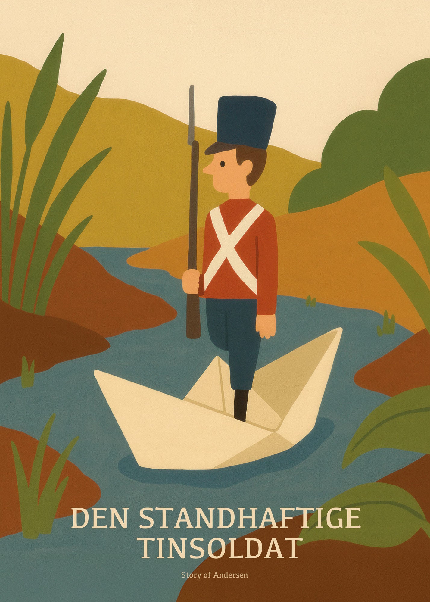 Plakat – H.C. Andersen Kunsttryk – Den Standhaftige Tinsoldat