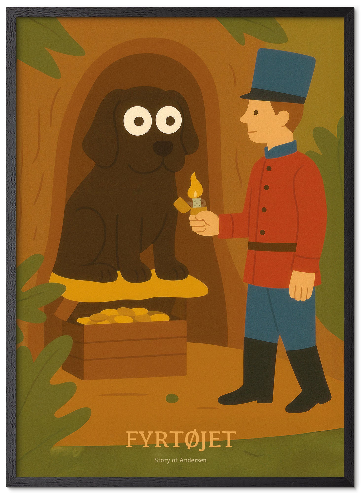 Plakat – H.C. Andersen Kunsttryk – Fyrtøjet