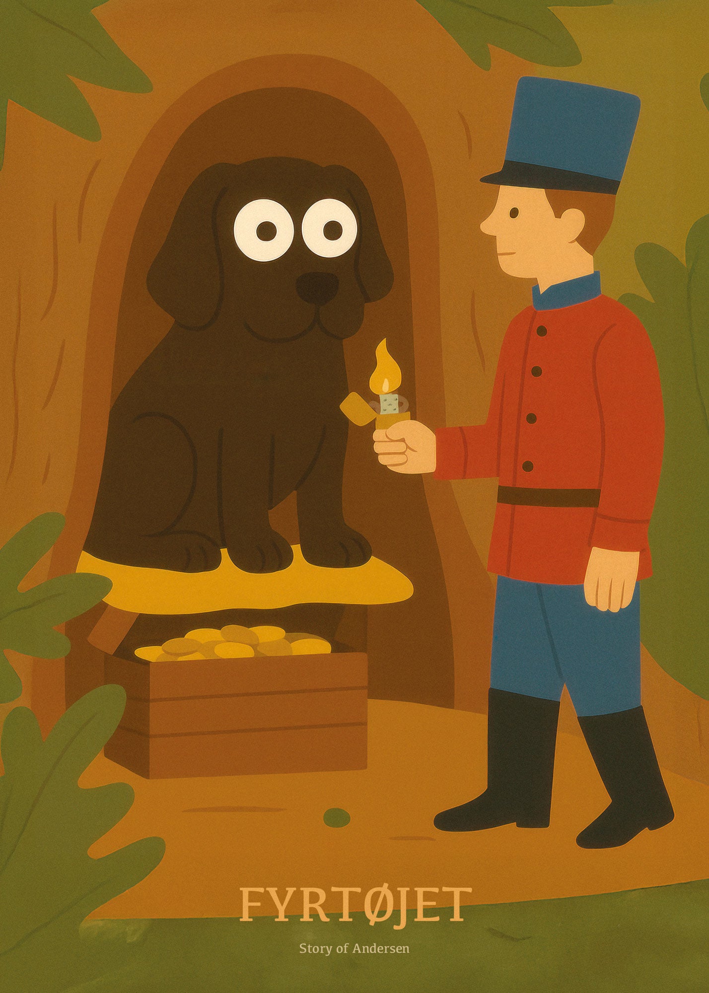Plakat – H.C. Andersen Kunsttryk – Fyrtøjet