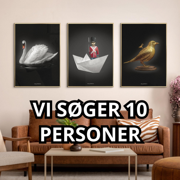 VI SØGER 10 PERSONER